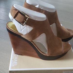 Michael Kors suede wedge